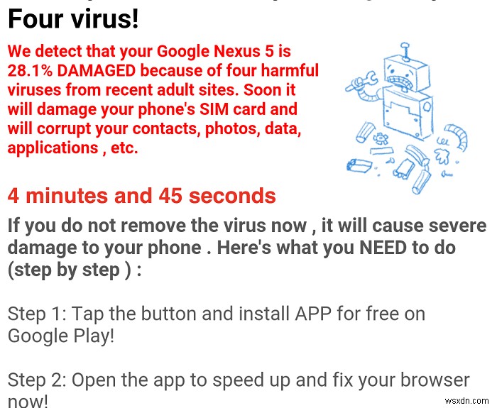 Fix Your System Is Heavily Damaged By Four Virus
