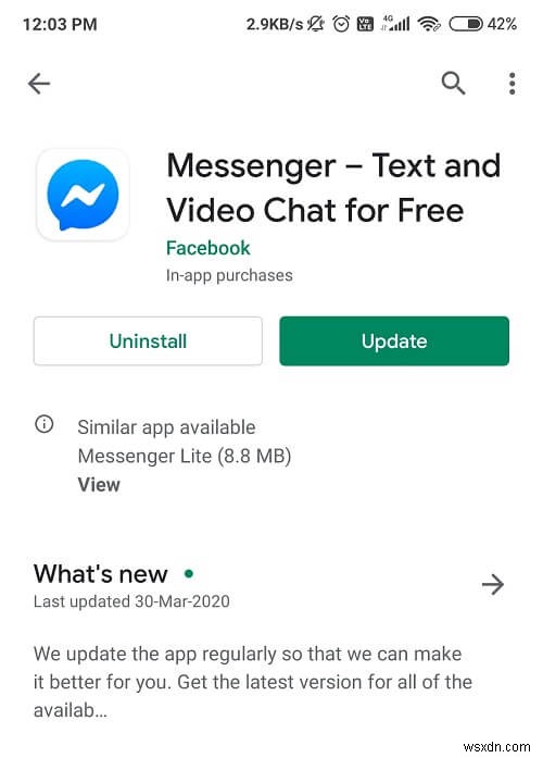 Fix Can’t Send Photos on Facebook Messenger