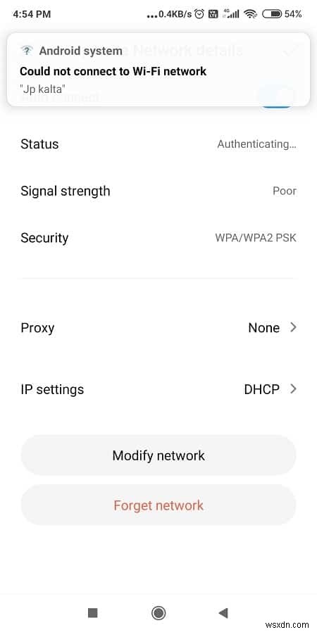 Fix Android Wi-Fi Connection Problems