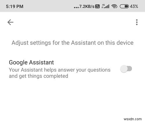 How to Turn Off Google Assistant on Android Devices