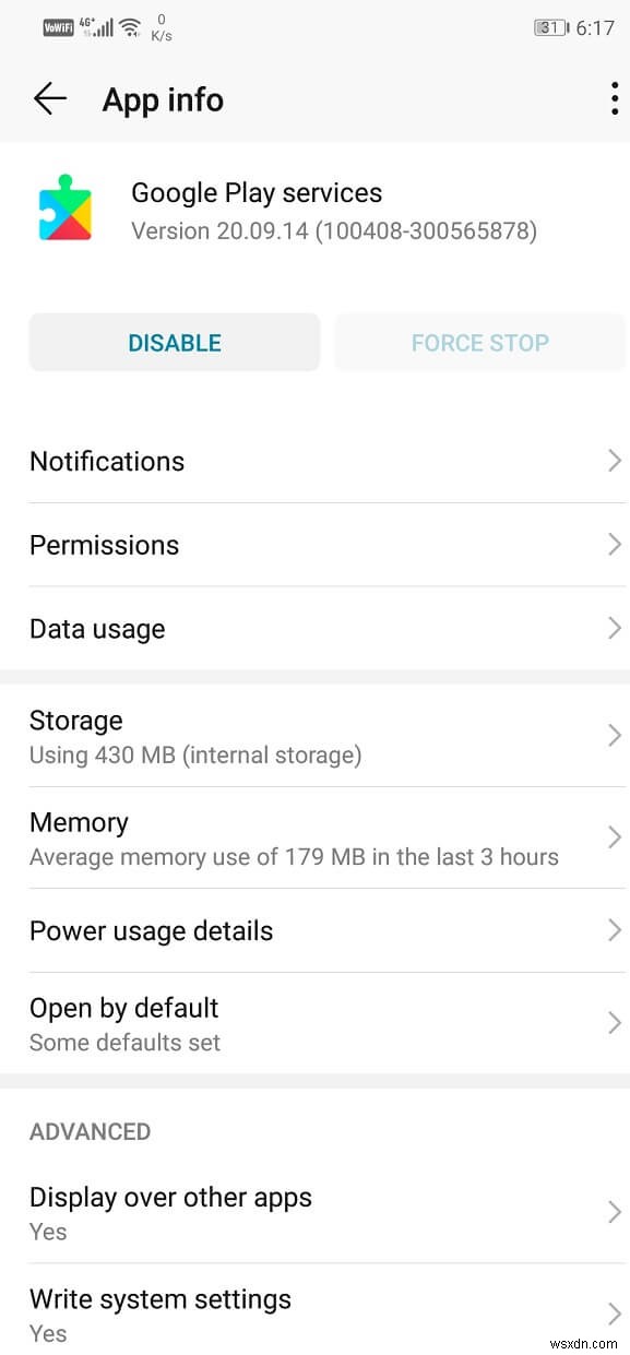 Fix Unfortunately Google Play Services Has Stopped Working Error