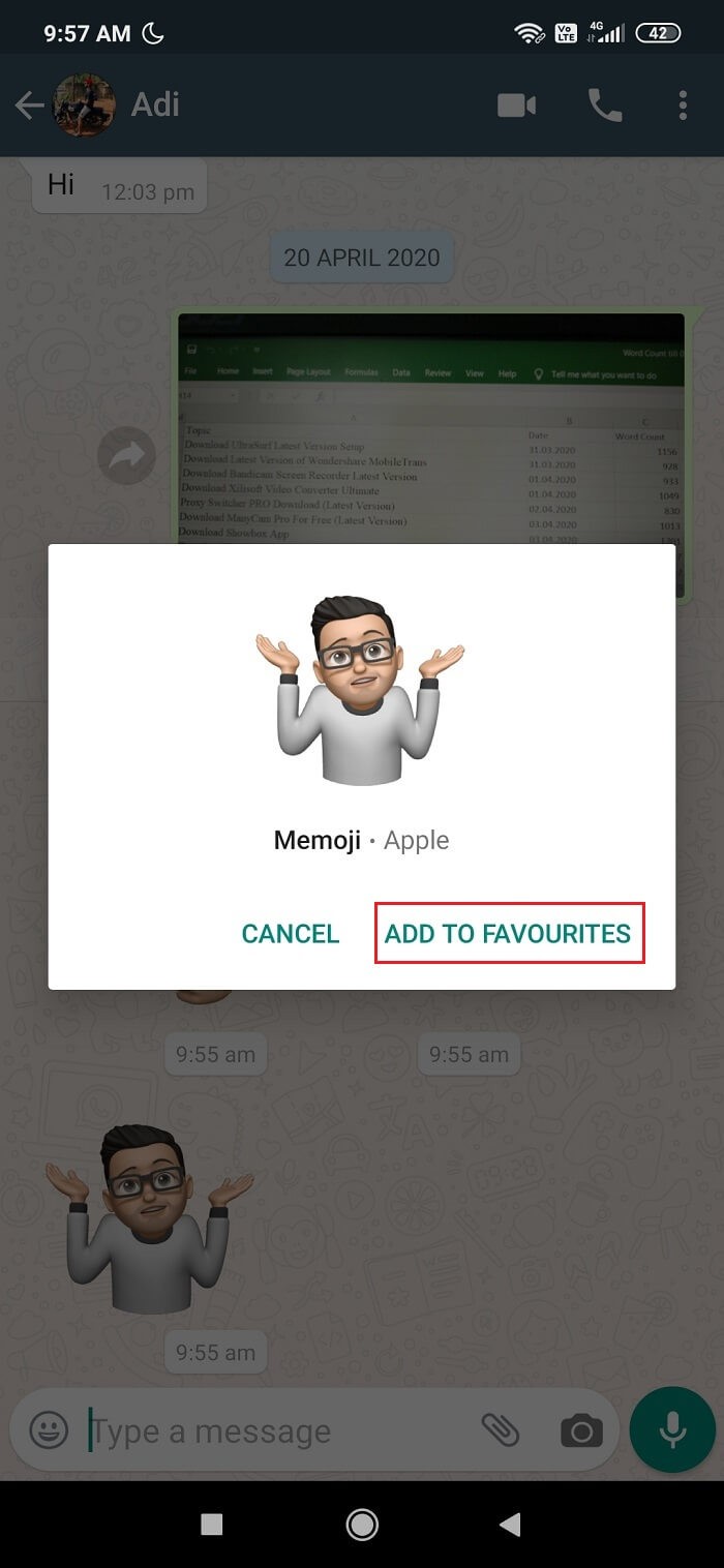 How to use Memoji Stickers on WhatsApp for Android