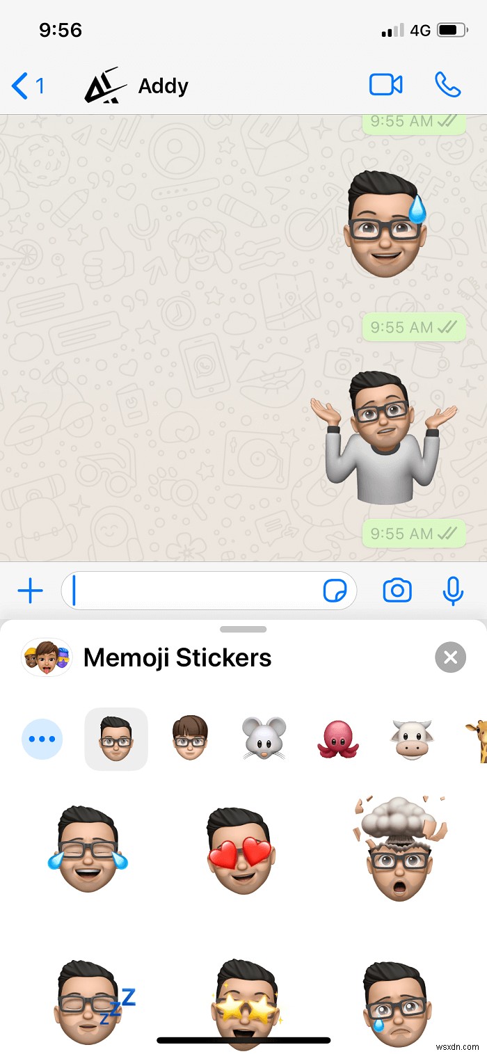 How to use Memoji Stickers on WhatsApp for Android