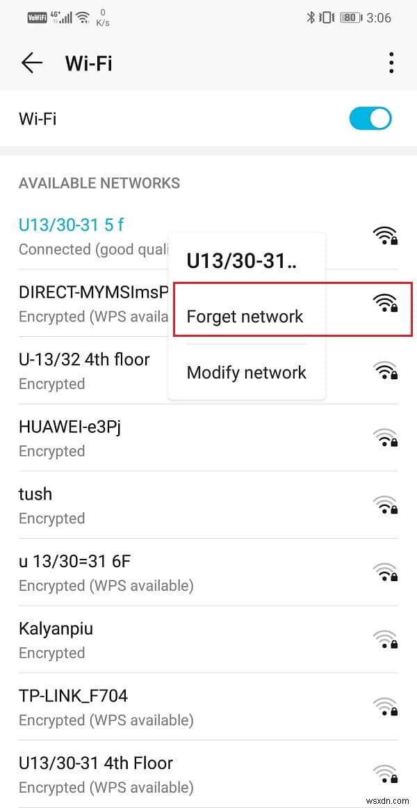 Fix Internet May not be Available Error on Android