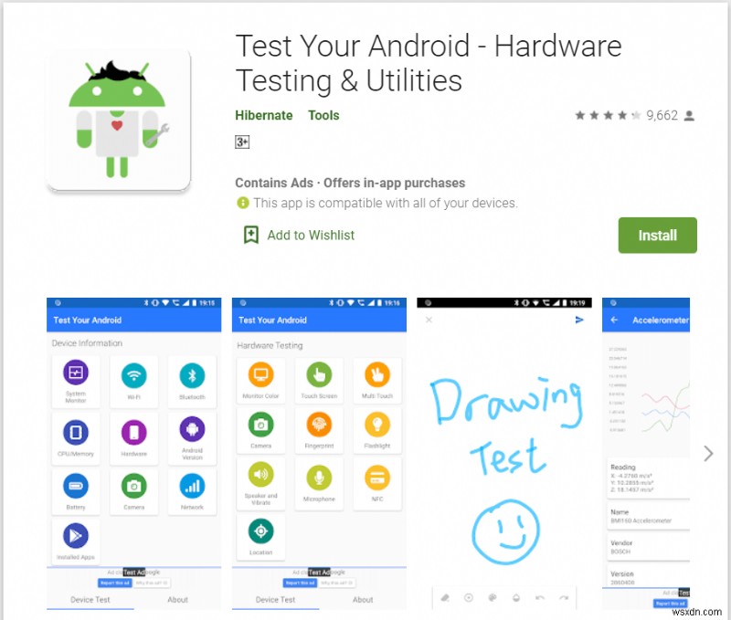 15 apps to check the hardware of your Android Phone