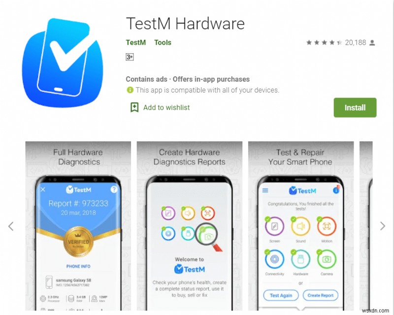 15 apps to check the hardware of your Android Phone