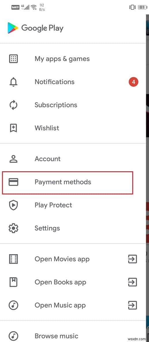 Fix Transaction cannot be completed in Google Play Store