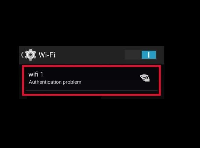 Fix WiFi Authentication Error on Android
