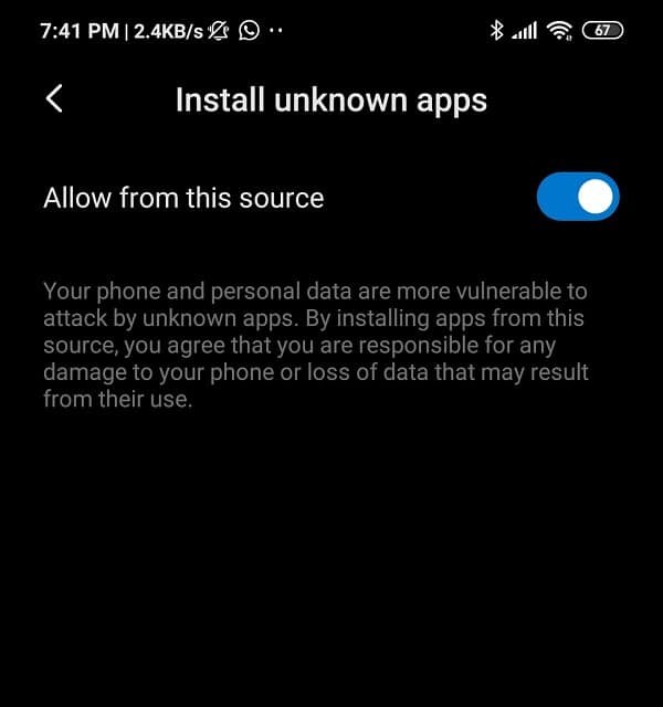 Manually download and install the Google Play Store