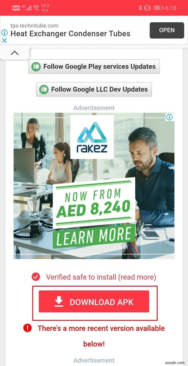 How to Manually Update Google Play Services