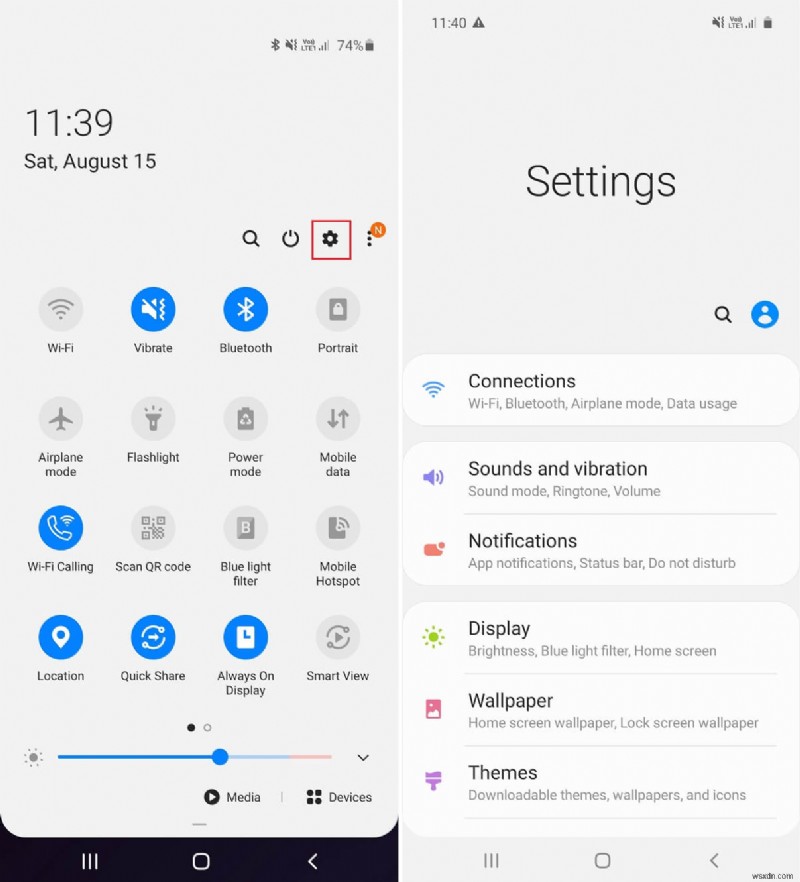 How to Access Android Settings Menu