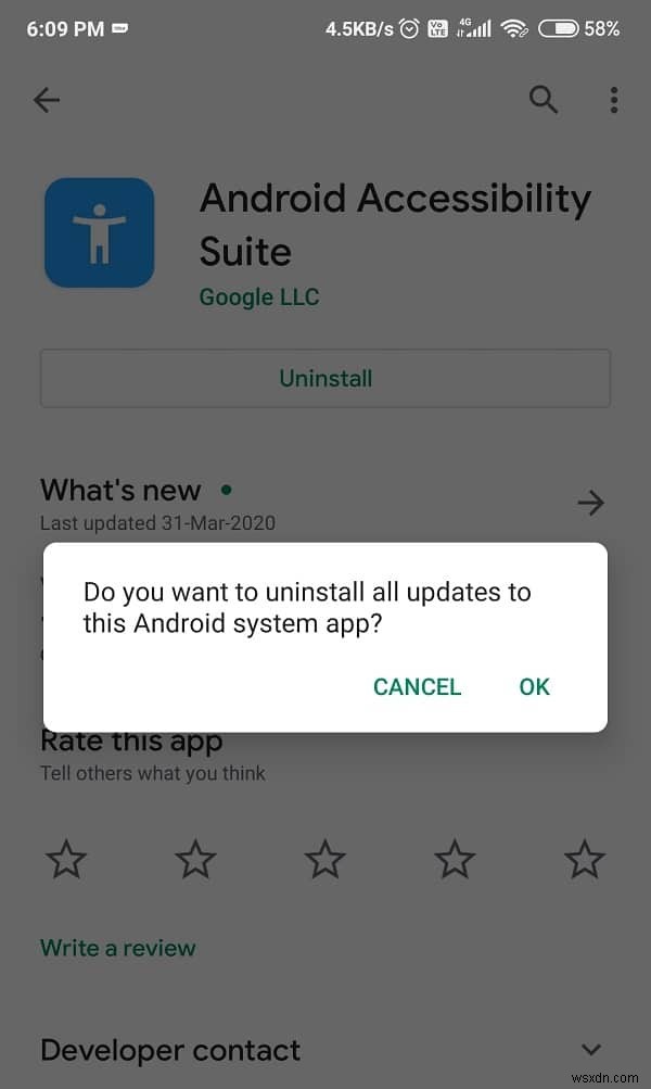 Fix Unfortunately the process com.google.process.gapps has stopped error
