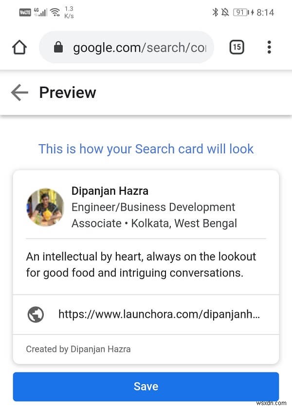 How to Add Your People Card on Google Search