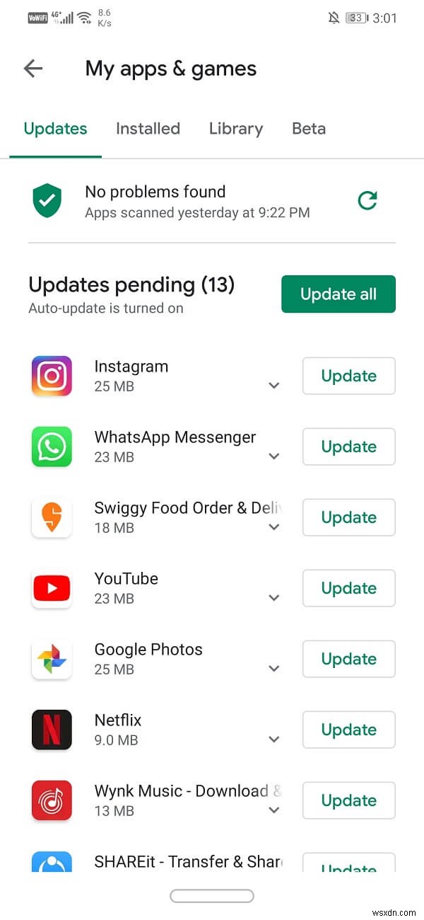 Fix Gmail app is not syncing on Android