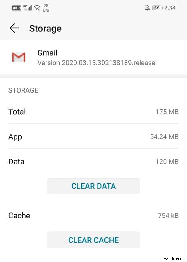 Fix Gmail app is not syncing on Android
