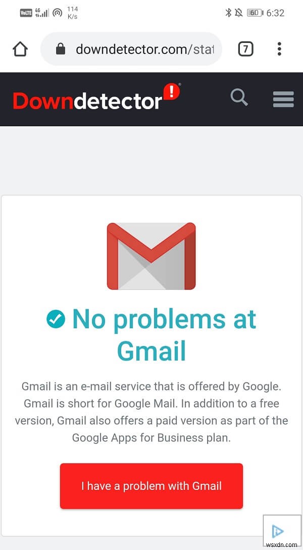 Fix Gmail app is not syncing on Android