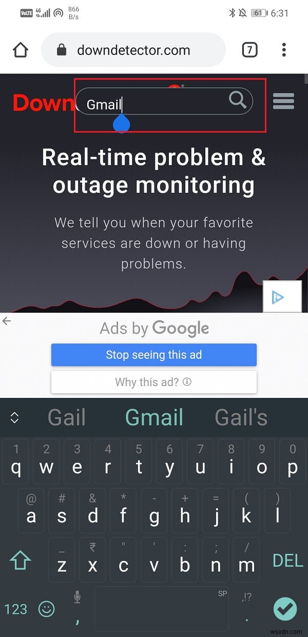 Fix Gmail app is not syncing on Android
