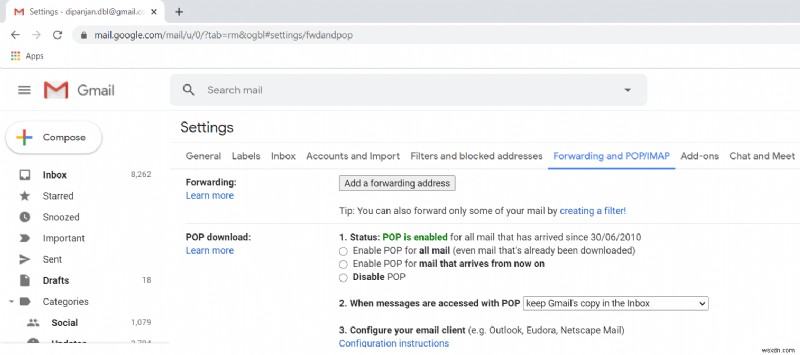 Fix Gmail app is not syncing on Android