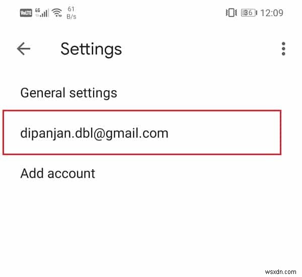 Fix Gmail app is not syncing on Android
