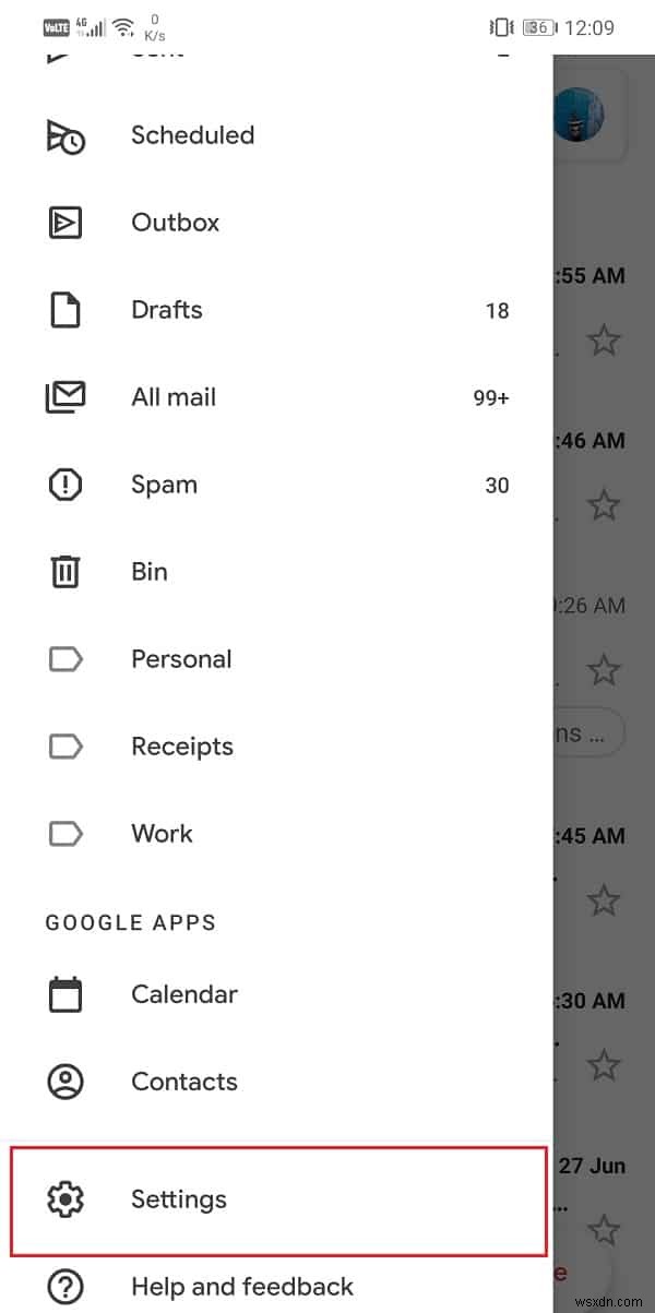 Fix Gmail app is not syncing on Android