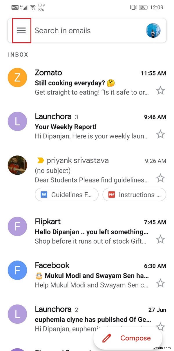 Fix Gmail app is not syncing on Android