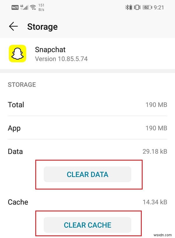Fix Snapchat lags or crashing issue on Android