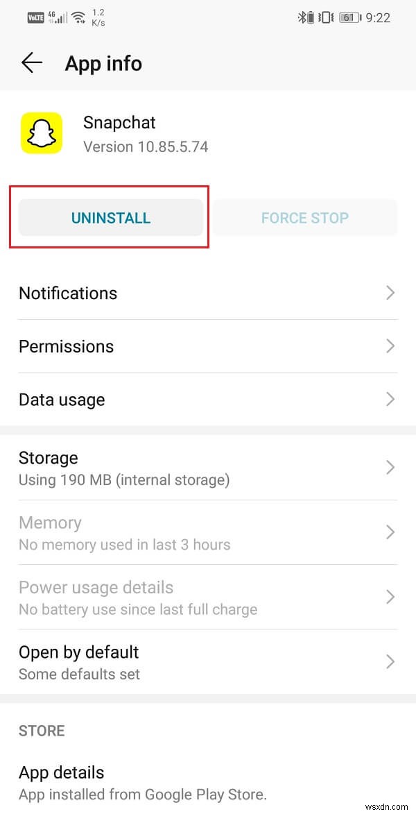 Fix Snapchat lags or crashing issue on Android