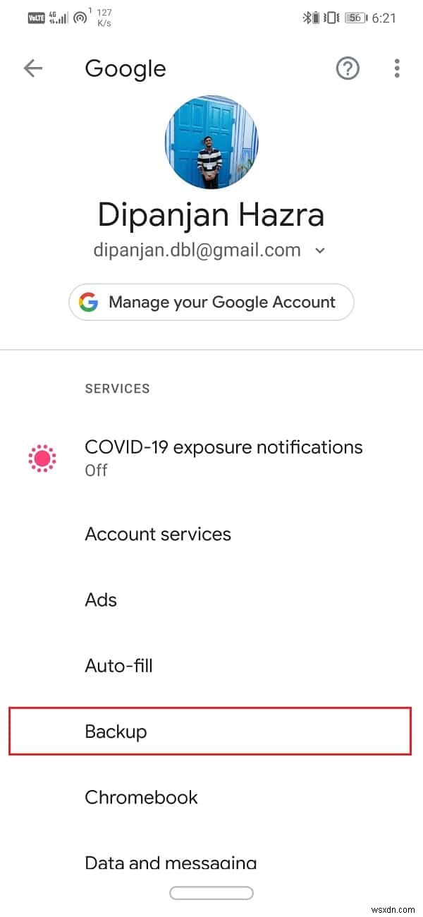 Restore Apps and Settings to a new Android phone from Google Backup