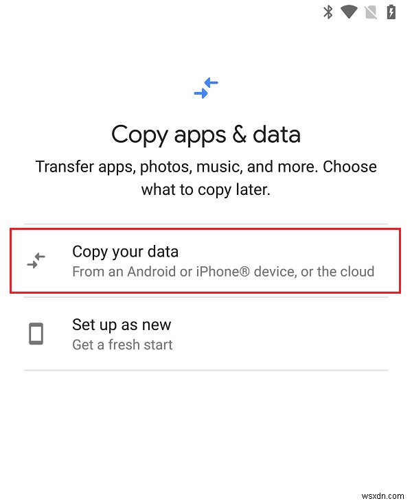 Restore Apps and Settings to a new Android phone from Google Backup