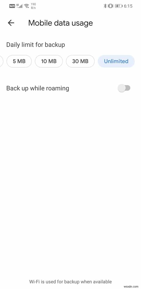 Fix Google Photos not uploading photos on Android