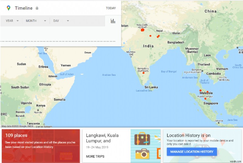 How to View Location History in Google Maps