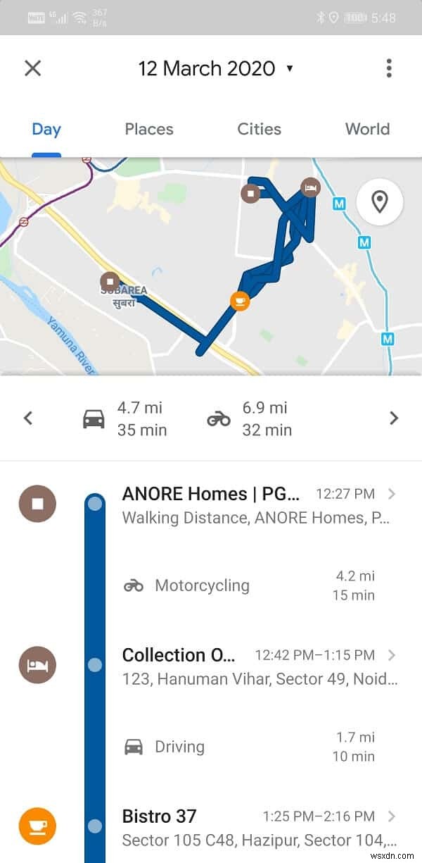 How to View Location History in Google Maps