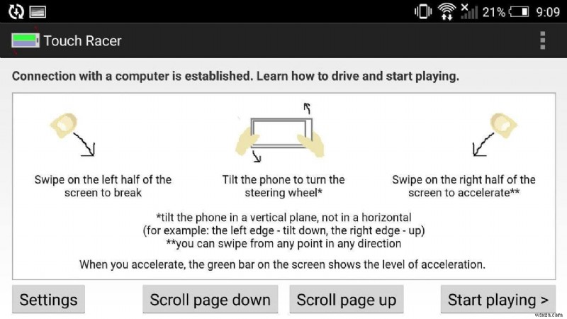 How to use Android phone as a PC gamepad