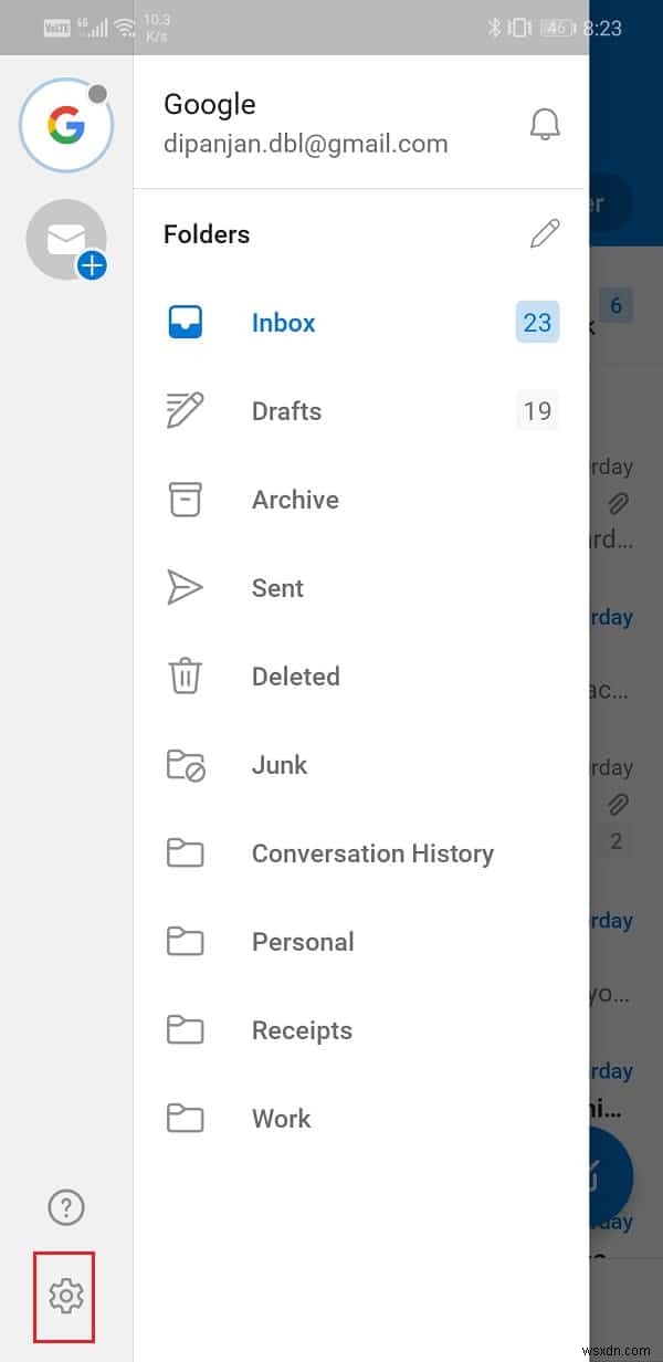 Fix Outlook not syncing on Android