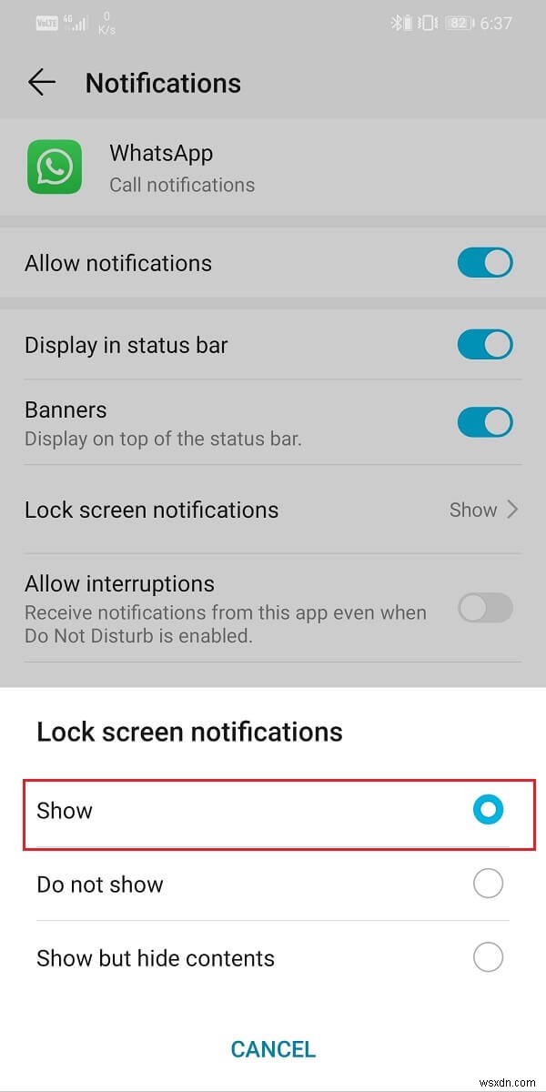 Fix WhatsApp Call Not Ringing on Android