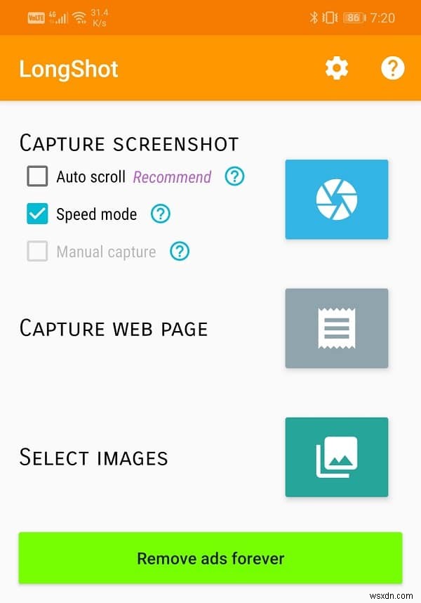 How to Capture Scrolling Screenshots on Android