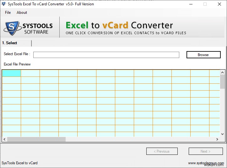 How to convert Excel (.xls) file to vCard (.vcf) file?