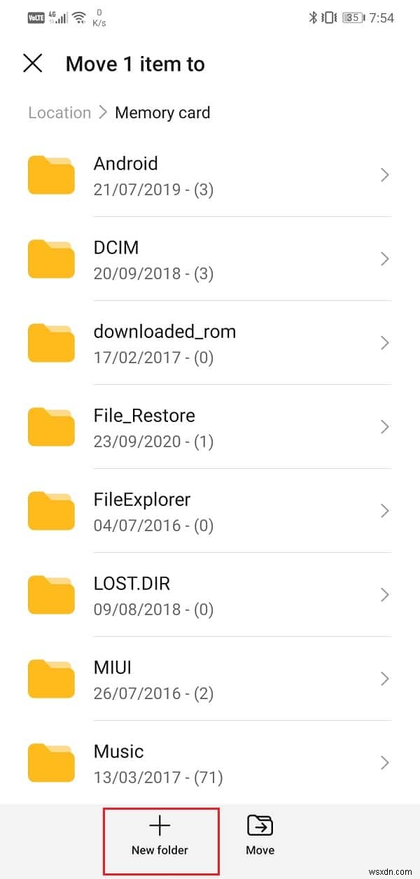 How To Transfer Files From Android Internal Storage To SD Card