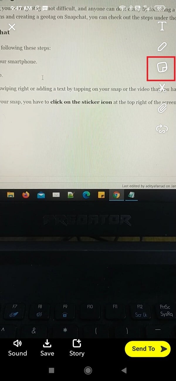 How to Tag a Location in Snapchat