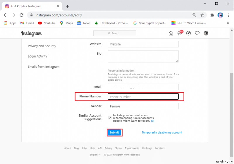 3 Ways to Remove Phone Number from Instagram