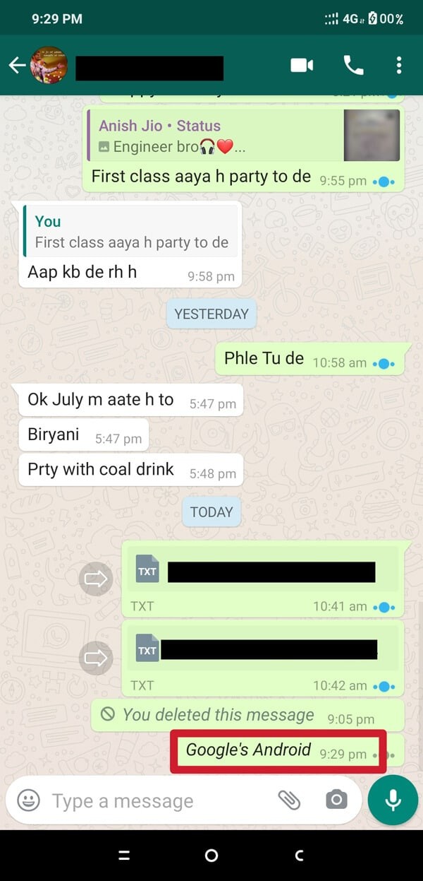 How to Change Font Style in WhatsApp
