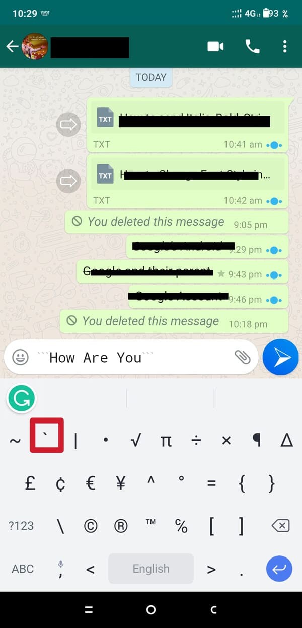 How to Change Font Style in WhatsApp