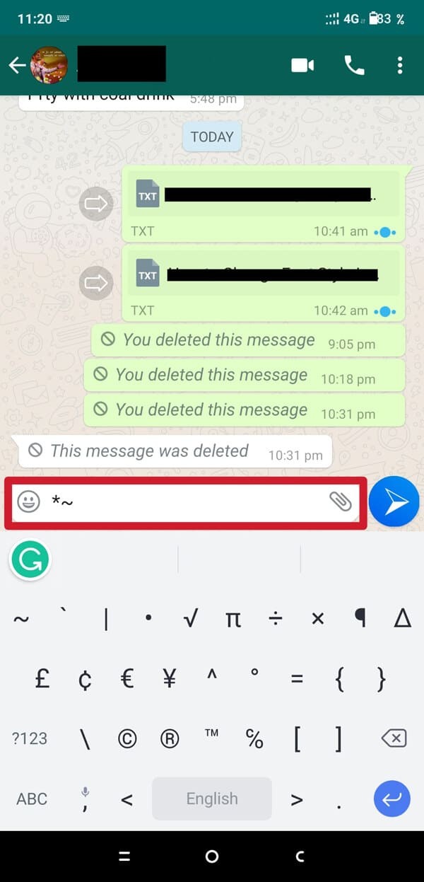 How to Change Font Style in WhatsApp