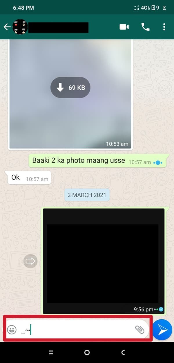How to Change Font Style in WhatsApp