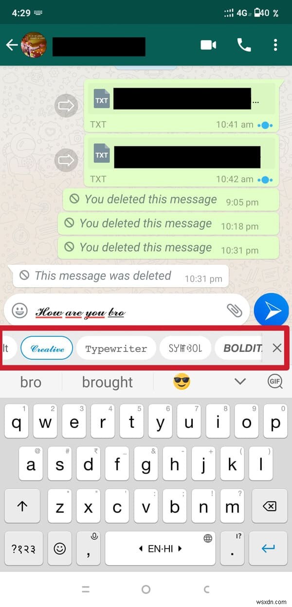 How to Change Font Style in WhatsApp