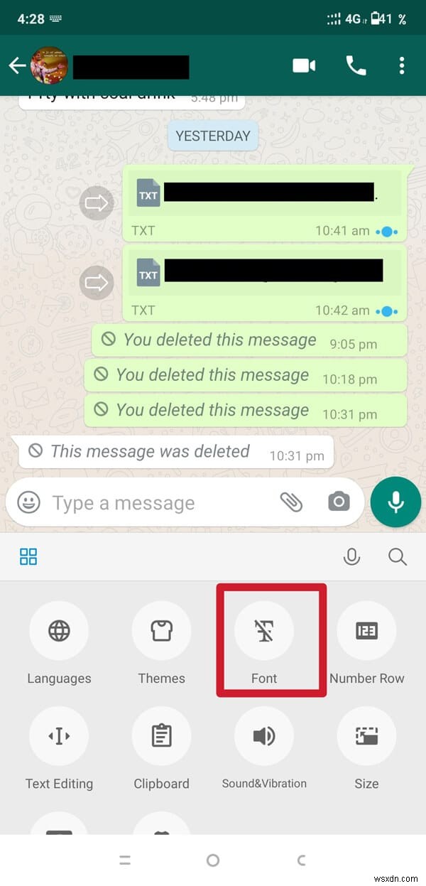 How to Change Font Style in WhatsApp