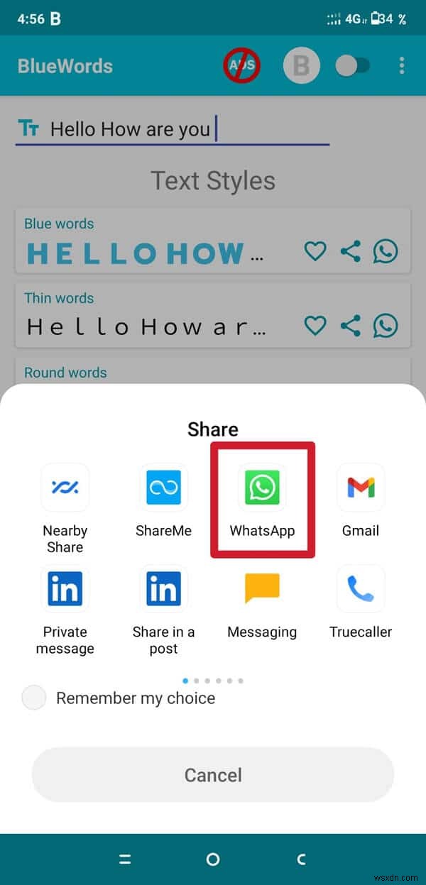 How to Change Font Style in WhatsApp