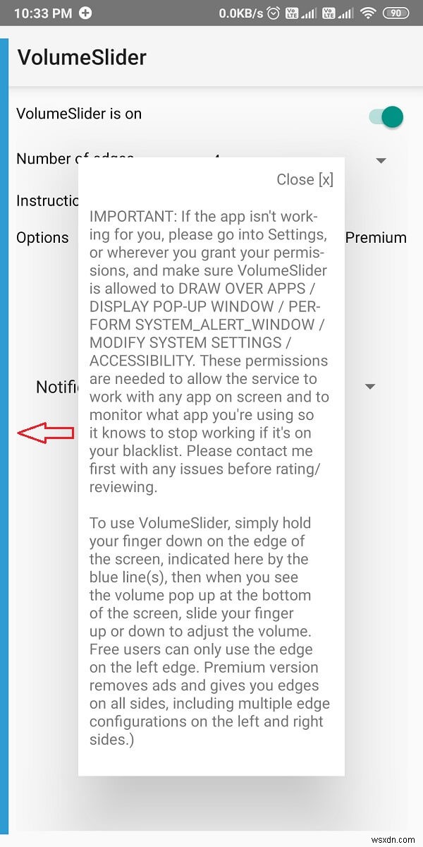 How to Get Volume Button on Screen on Android