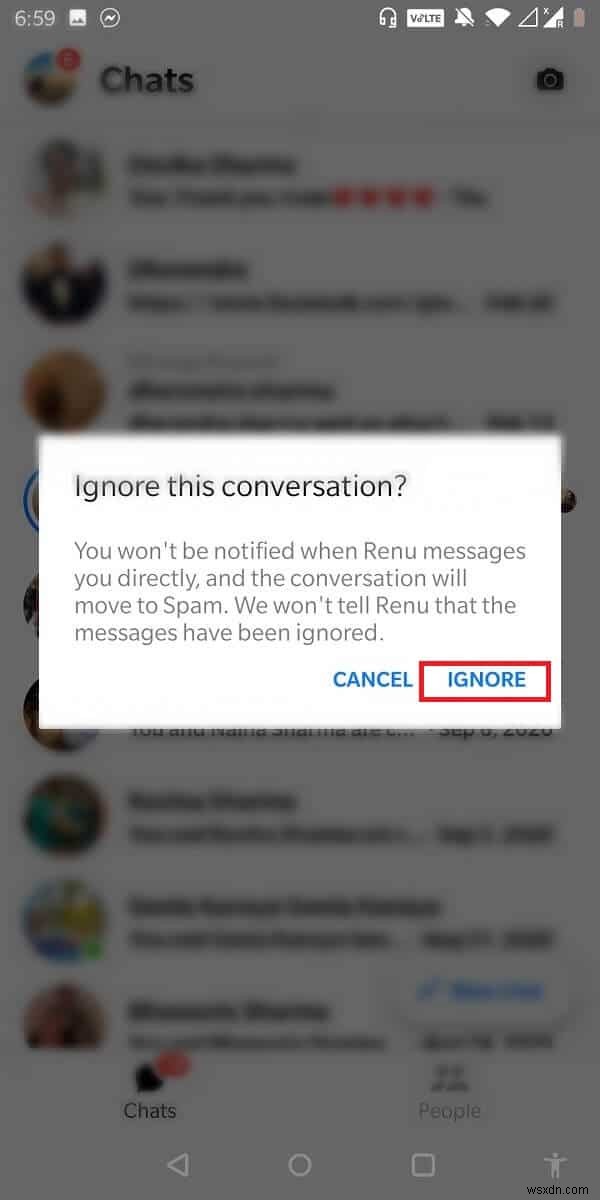 How to Ignore and Unignore Messages on Messenger