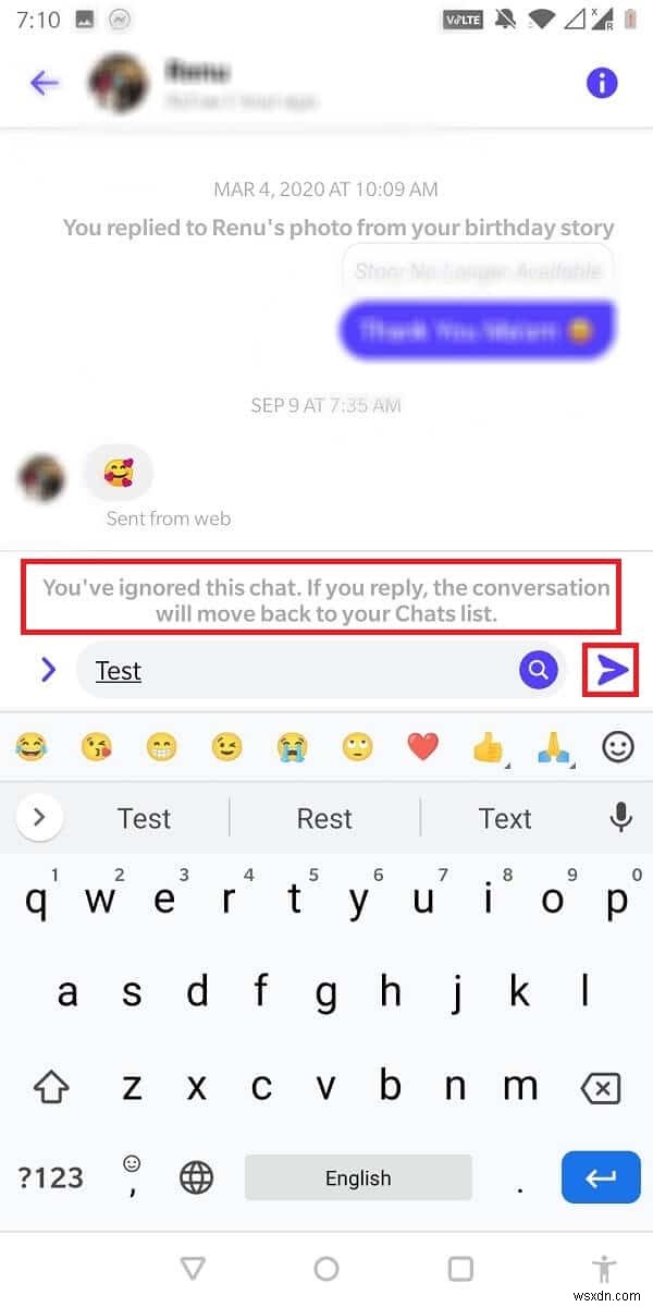 How to Ignore and Unignore Messages on Messenger